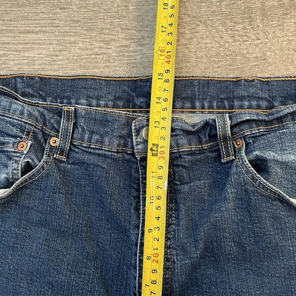 Levi’s 505 Jeans Men’s 40X30 Blue Denim Regular Fit Straight Medium Wash - Picture 5 of 10